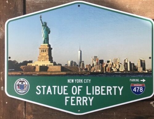 Statue of Liberty New York Blechschild Schild gewölbt Metal Tin Sign 20 x 30 cm