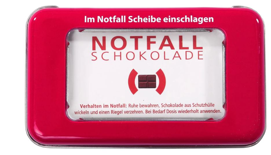 Kurioses: Notfall Schokolade